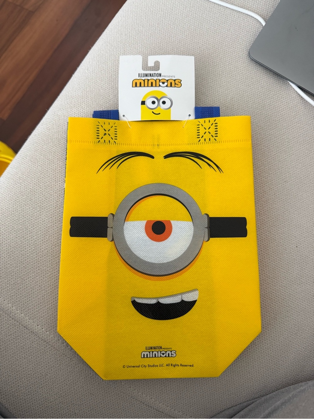 Minions Mini Backpack Set 2 Pack Kids Cartoon Character Bags Yellow & Blue